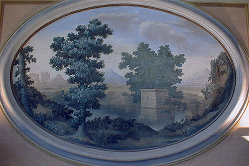 Villa Pallavicini ground floor fresco