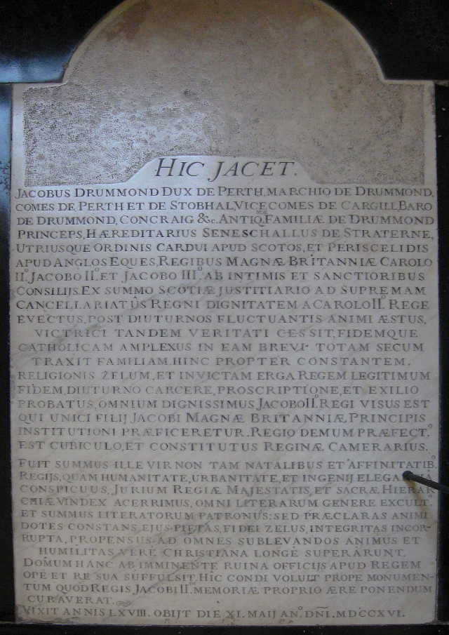 Monument to James, Duke of Perth