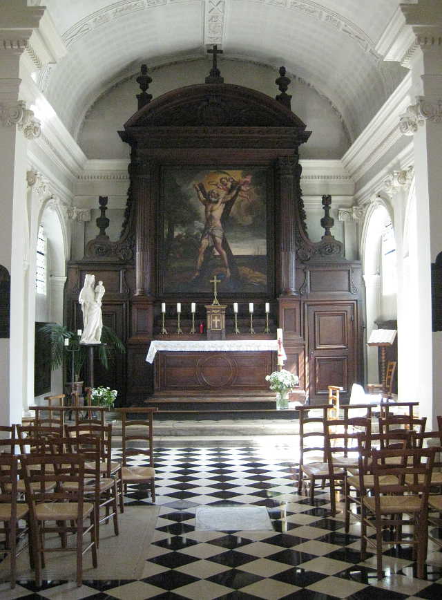 Interior of the Chapel of the Scots College