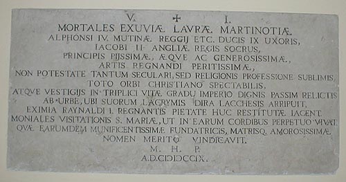 Monument to Duchess Laura of Modena