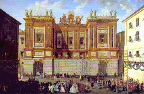 Facade on Piazza della Pilotta, 1747