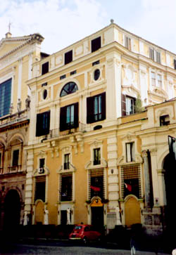 Facade of Palazzo Colonna on Piazza dei Santi Apostoli