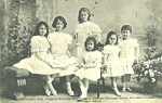 Princess Antonia of Luxemburg with her sisters