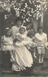 Duchess Karl Theodor in Bavaria with some of her grandchildren