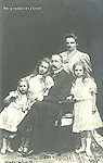 The Duke and Duchess of Calabria and their three eldest daughters, c. 1907