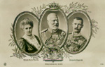 Queen Mary IV and III, King Ludwig III of Bavaria, and the Duke of Cornwall and Rothesay, c. 1915