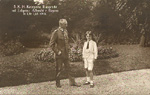 The Duke of Cornwall and Rothesay with Prince Albert, 1915